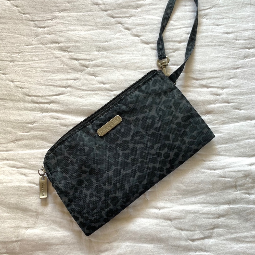 Baggalini Ocelot/Leopard Print Wristlet